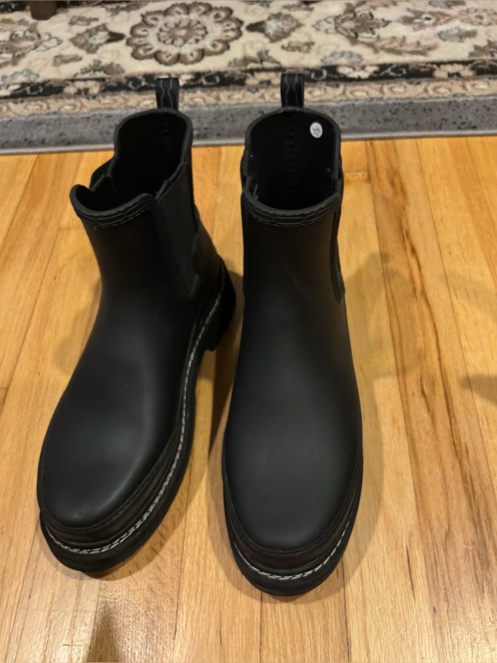 Women’s Black Chelsea Boots - Sturdy Slip-On Style